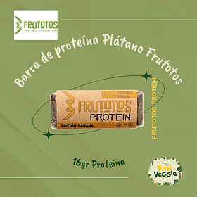 Barra de proteína Plátano Frutotos