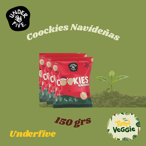 Coockies Navideñas 150 grs
