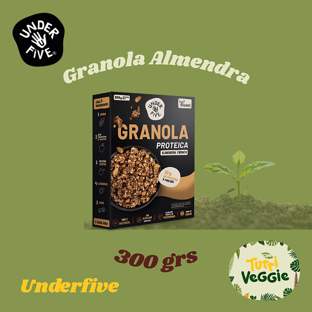 Granola Proteica Almendra 300g