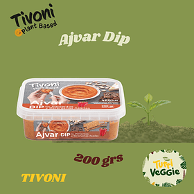 Ajvar Dip de pimentón y berenjena Tivoni 200 grs.