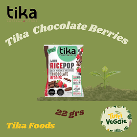 Tika Mini Rice Pop Chocolate Berries 22g