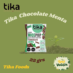 Tika Mini Rice Pop Chocolate Menta 22g