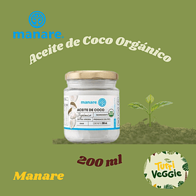 Aceite de coco orgánico 200 ml