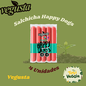 Salchicha happy dog Vegusta 4 uds