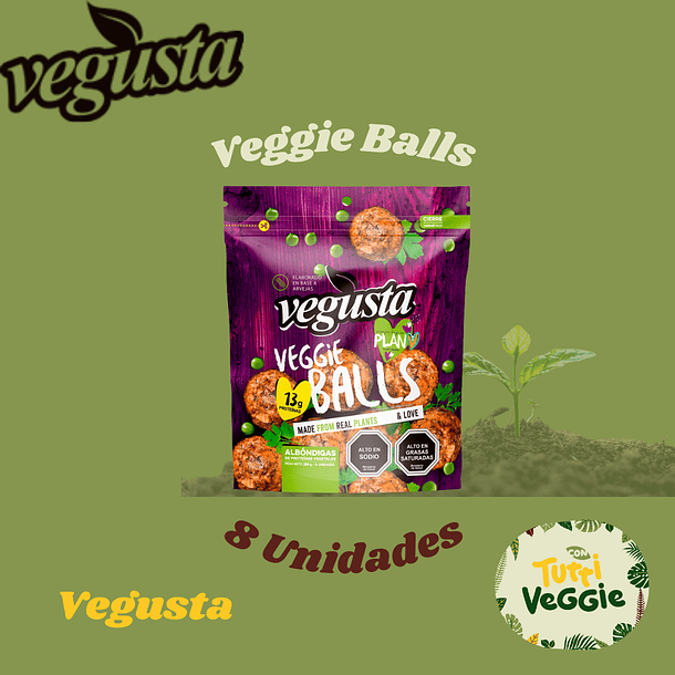Veggieballs 8unid.