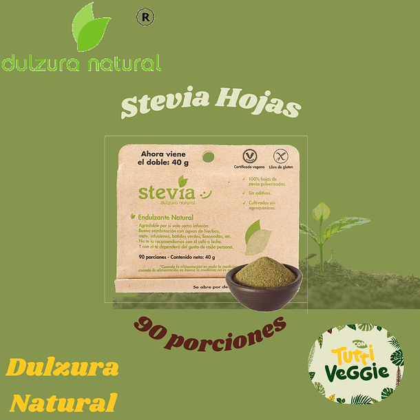 Stevia en hojas