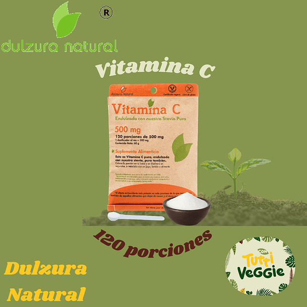 Vitamina C 120 porciones