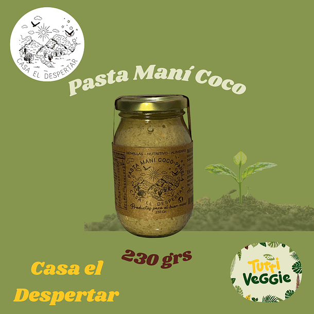 Pasta Maní Coco 230g.