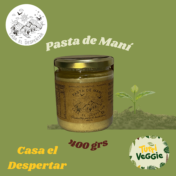 Pasta de Mani 400g.