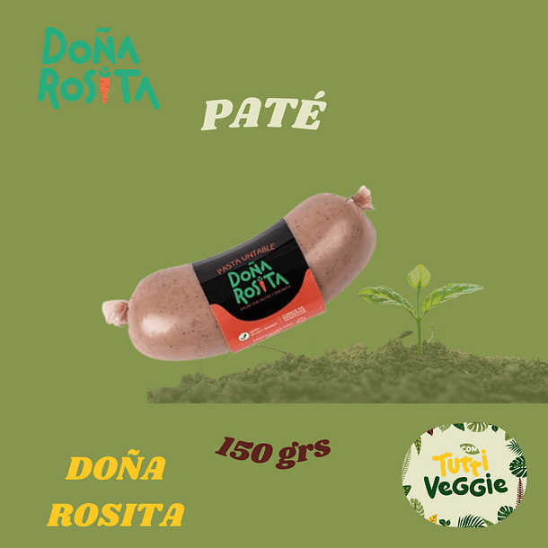 Paté Vegano (150g) – Doña Rosita