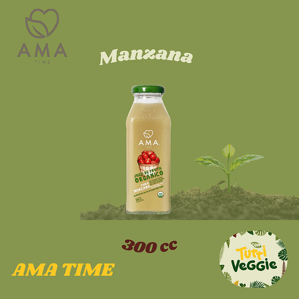 Jugo Manzana Orgánico 300 cc