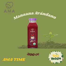 Jugo Manzana Arándano Orgánico 300 cc