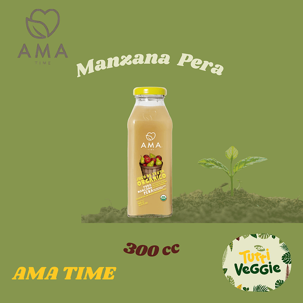 Jugo Manzana Pera Orgánico 300 cc