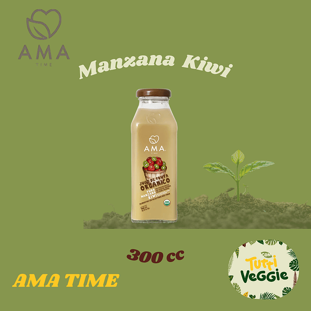 Jugo Manzana Kiwi Orgánico 300 cc