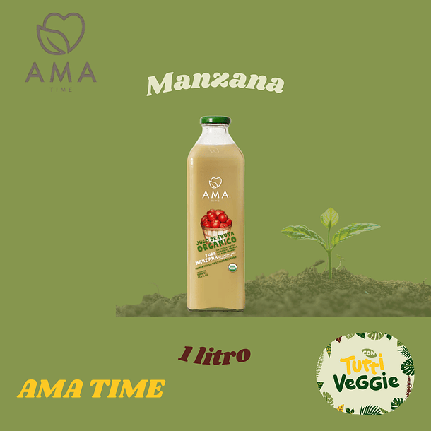 Jugo Manzana Orgánico 1 Litro