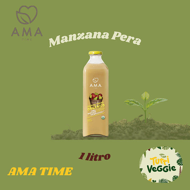 Jugo Manzana Pera Orgánico 1 Litro