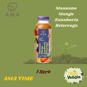 Jugo Manzana Mango Zanahoria Betarraga Orgánico 1 litro