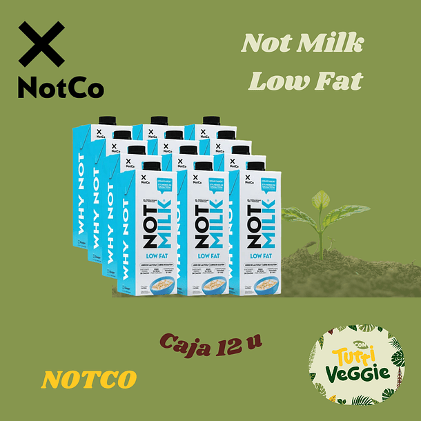 Bebida Vegetal Notmilk Low Fat 12x 1L