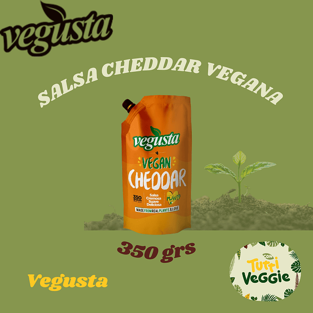 SALSA CHEDDAR VEGANA 350 grs