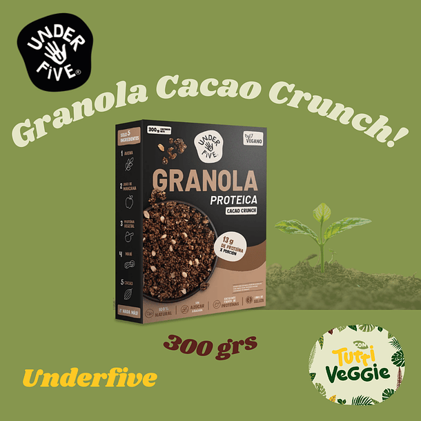 Granola Proteica Cacao Crunch 300g