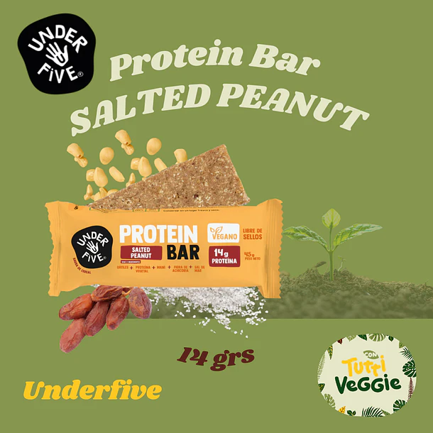 Protein Bar Salted Peanut 14gr