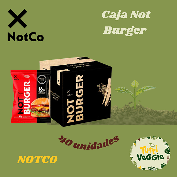Caja Not Burger 40Unid