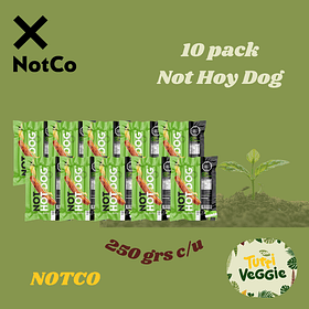 10 pack Not Hoy Dog 250 grs c/u