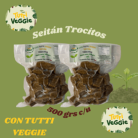 Pack 2 Seitán en trocitos 500 grs c/u