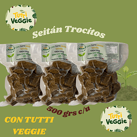 Pack 3 Seitán en trocitos 500 grs c/u