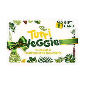 Regala Una Gift Card 💳 "Con Tutti Veggie" 🌱🌱🌱