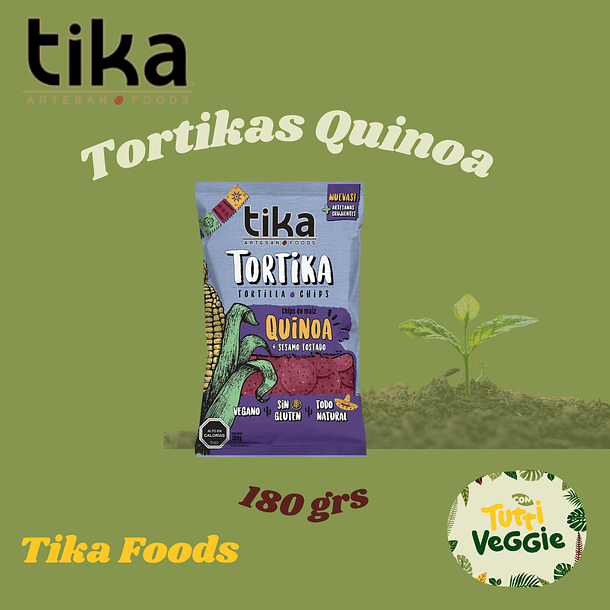 Tika Tortika Quinoa & Sésamo Tostado 180g