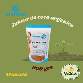 Azúcar de coco orgánica 300 g Manare