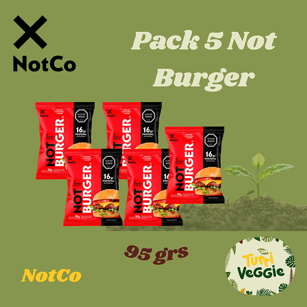 Pack 5 Not Burger 