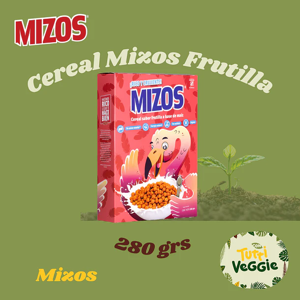 Cereal Mizos Frutilla 280gr