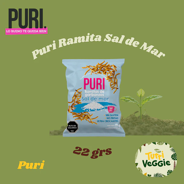 Puri Ramitas Sal de mar Colación 22 grs