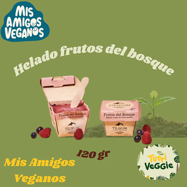 Helado individual Frutos del Bosque