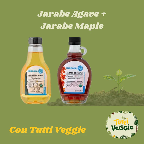 Jarabe de Agave + Jarabe de Maple 
