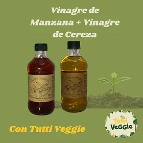 Vinagre de Manzanas + Vinagre de Cereza 500ml c/u
