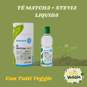 Té Matcha + Stevia Liquida 