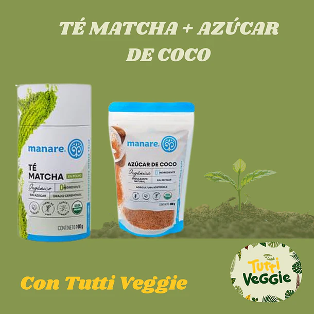 Té Matcha + Azúcar de Coco