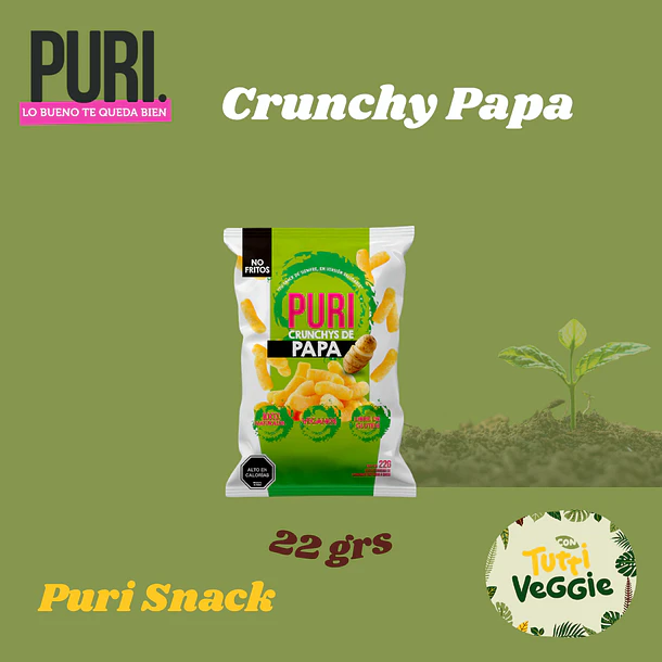 Puri Crunchy Papa Colación 22gr