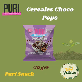 Puri Cereales Choco Pops con 400 millones de Probióticos. 20gr.