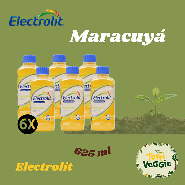 SIX PACK ELECTROLI BEBIDA HIDRAT MRCUYA 625ML