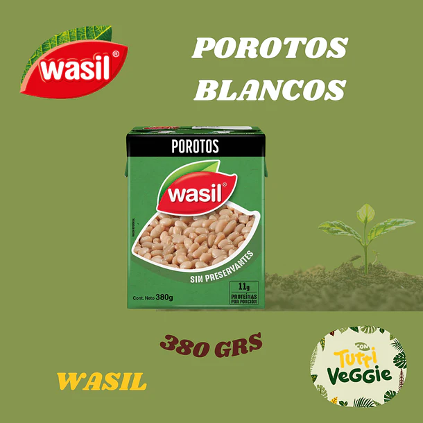 Porotos Blancos Wasil 280 grs