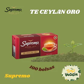 Té Ceylán Supremo Oro 100 un.