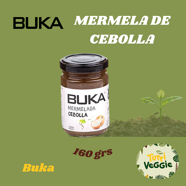 Confitura de Cebolla Buka Bolsa 160 grs