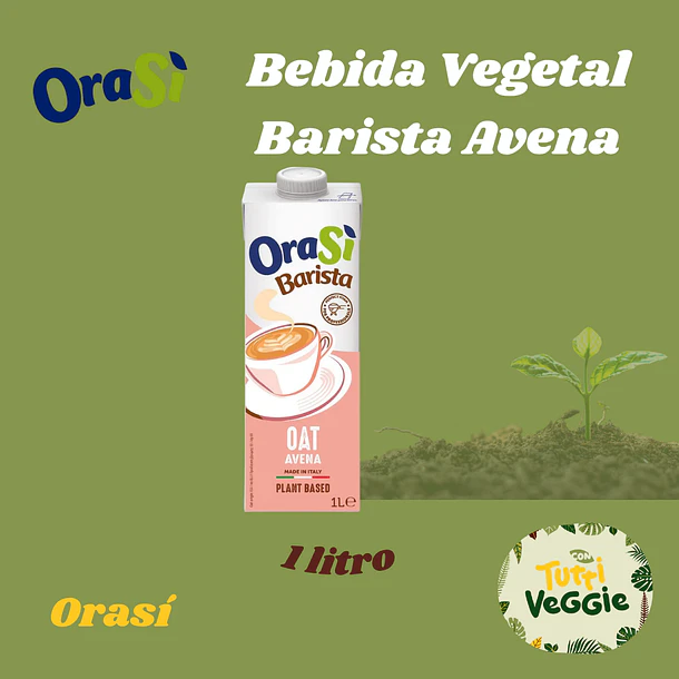 Bebida Vegetal OraSì Barista Avena 1 L