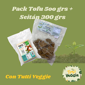 Pack Tofu 500 grs + Seitán Trocitos 300 grs