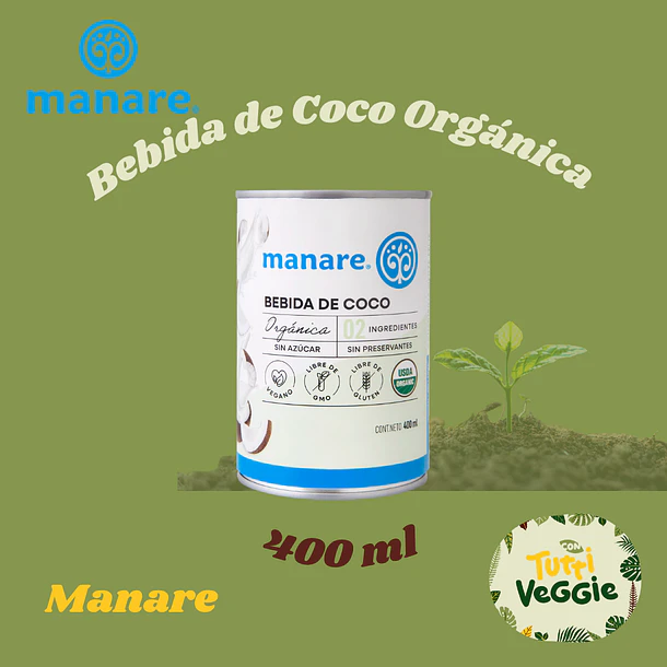 Bebida de Coco Orgánica 400ml