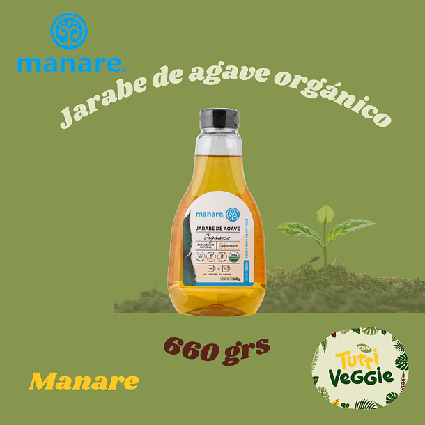 Jarabe de Agave 660g Orgánico